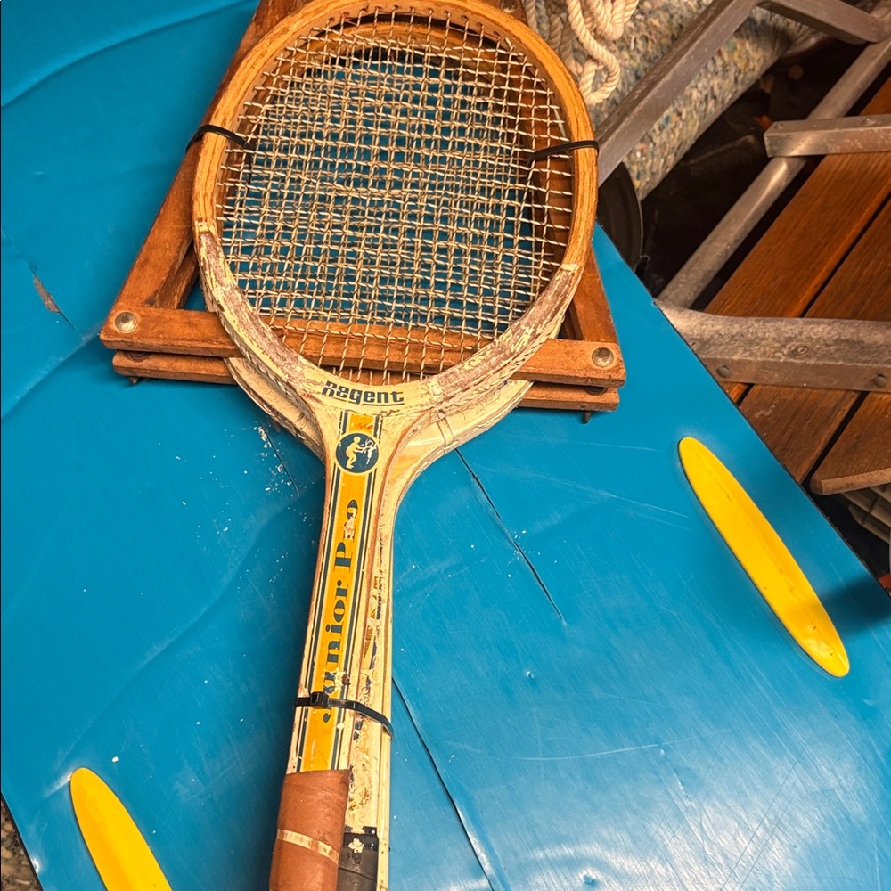 Vintage Wooden Tennis Racket